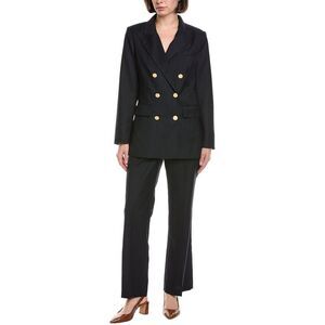Pascale La Mode Womens 2Pc Suit, Blue